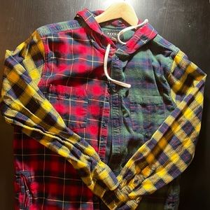 Pacsun Flannel Hoodie